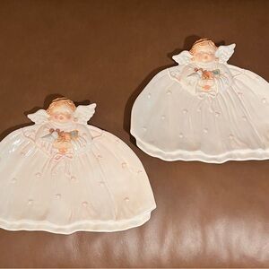 Digital Angel Baby  Cookie Plates (Set of 2)